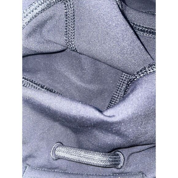 Lululemon Speed‎ Tight IV Womens Sz 4 Pockets Zip Ruched Ankle Reflector Black - Picture 5 of 7
